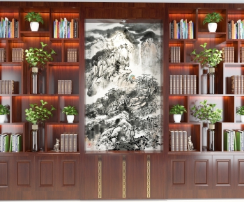New Chinese Style Bookcase-ID:141798258
