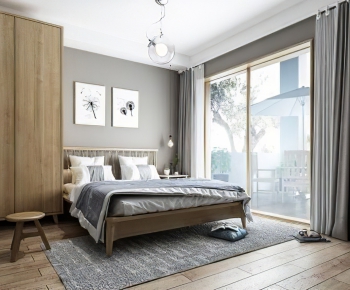 Nordic Style Bedroom-ID:381594354