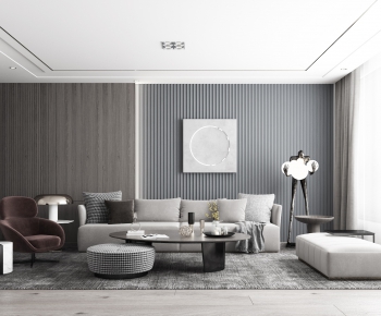Modern A Living Room-ID:295036188