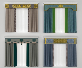 New Chinese Style The Curtain-ID:398506644