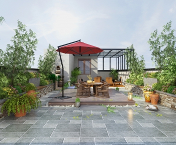New Chinese Style Courtyard/landscape-ID:530093265