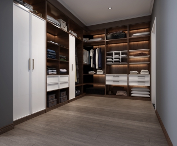 Modern Clothes Storage Area-ID:894951542