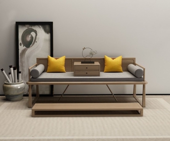 New Chinese Style A Sofa For Two-ID:734764987