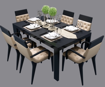 Modern Dining Table And Chairs-ID:476104257