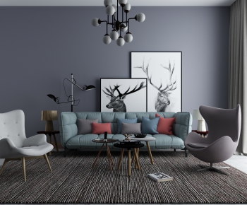 Nordic Style Sofa Combination-ID:939578932