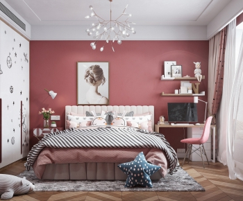 Nordic Style Girl's Room Daughter's Room-ID:583424311