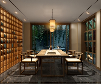 New Chinese Style Tea House-ID:424229614