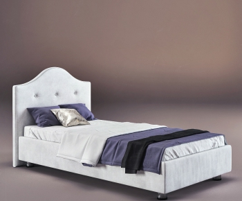 Modern Single Bed-ID:923085816