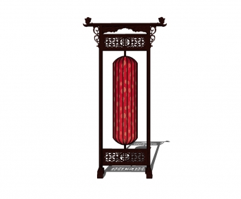 New Chinese Style Floor Lamp-ID:541676755
