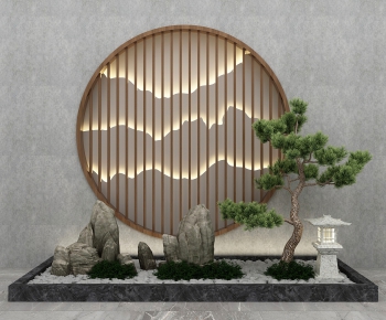 New Chinese Style Garden-ID:445780338
