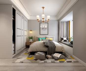 Nordic Style Bedroom-ID:935325836