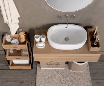 Nordic Style Bathroom Cabinet-ID:716301574
