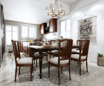 American Style Dining Room-ID:121859613