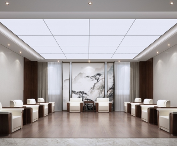 New Chinese Style Meeting Room-ID:215582731