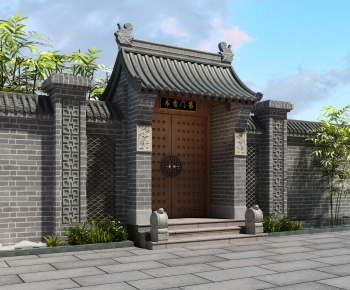 Chinese Style Facade Element-ID:712874485