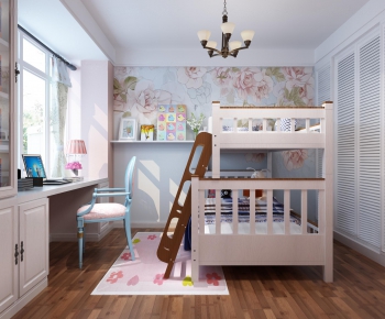 American Style Simple European Style Children's Room-ID:496811228