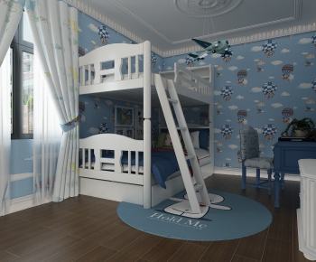 Simple European Style Children's Room-ID:628397533