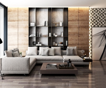 Modern A Living Room-ID:715710243