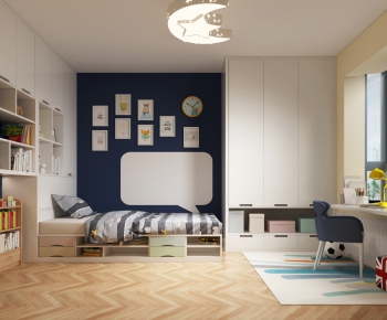 Modern Boy's Room And Son's Room-ID:255780498