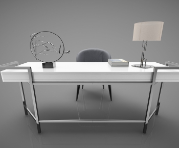 Modern Computer Desk And Chair-ID:223843772
