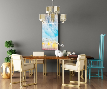 New Classical Style Dining Table And Chairs-ID:389563387