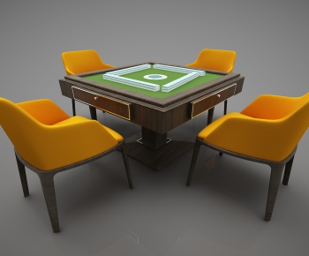 Modern Mahjong Tables And Chairs-ID:889416193
