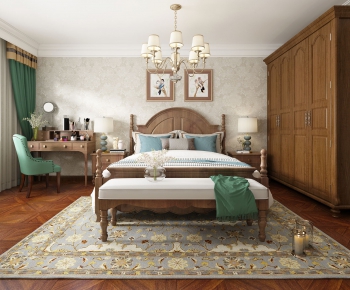 American Style Bedroom-ID:813252883