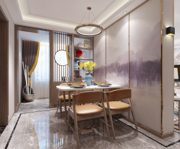 New Chinese Style Dining Room-ID:959909581