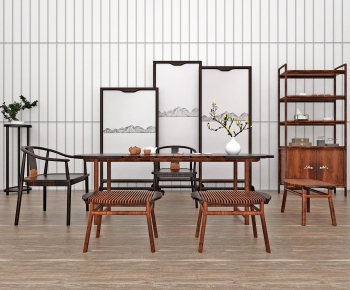 New Chinese Style Tea Tables And Chairs-ID:481312375