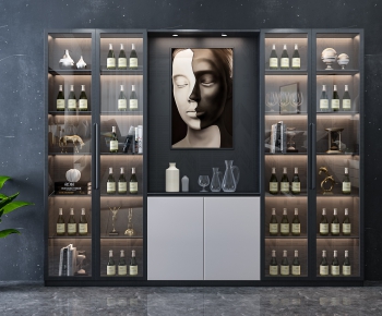 Modern Wine Cabinet-ID:849009962