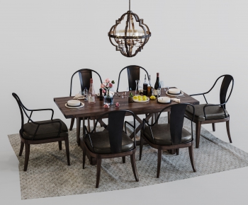 Modern Dining Table And Chairs-ID:326106898