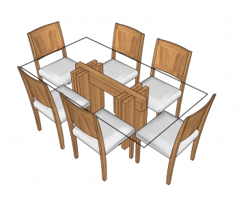 Modern Dining Table And Chairs-ID:934189496