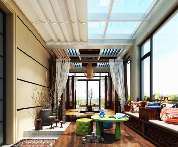 Southeast Asian Style Balcony-ID:312563357