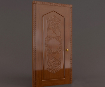 Modern Solid Wood Door-ID:552253759