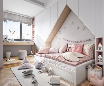 Nordic Style Girl's Room Daughter's Room-ID:459085212