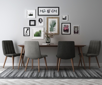 Nordic Style Dining Table And Chairs-ID:683273525