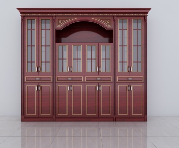 New Chinese Style Wine Cabinet-ID:516247137
