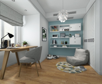 Nordic Style Study Space-ID:595055469