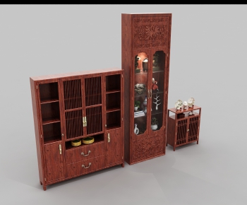 New Chinese Style Decorative Cabinet-ID:917290614