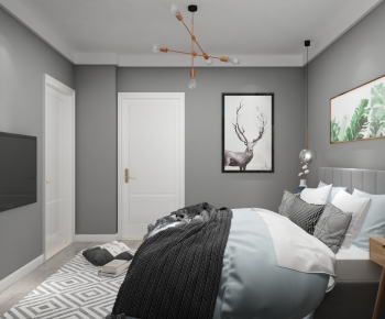 Nordic Style Bedroom-ID:126195159