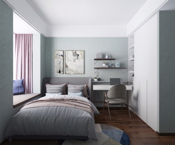 Nordic Style Bedroom-ID:501077166