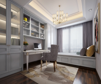 Simple European Style Study Space-ID:331151843