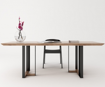 Nordic Style Computer Desk And Chair-ID:176246738