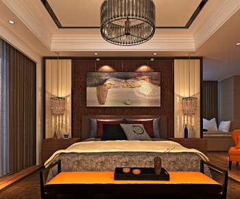 New Chinese Style Bedroom-ID:247960151