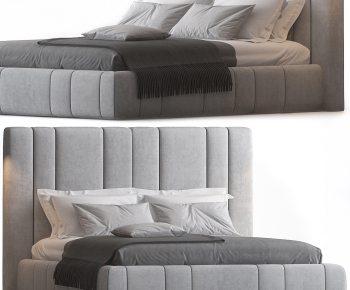 Modern Double Bed-ID:540610254
