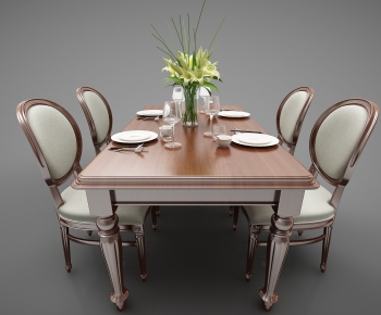 Modern Dining Table And Chairs-ID:196069859