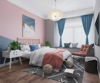 Nordic Style Bedroom-ID:520285318