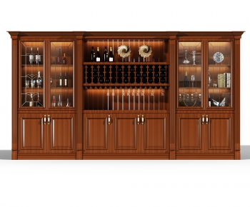 Simple European Style Wine Cabinet-ID:762495611