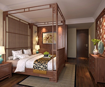 Chinese Style Bedroom-ID:700861291