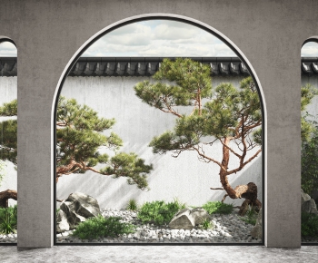 New Chinese Style Courtyard/landscape-ID:631288326